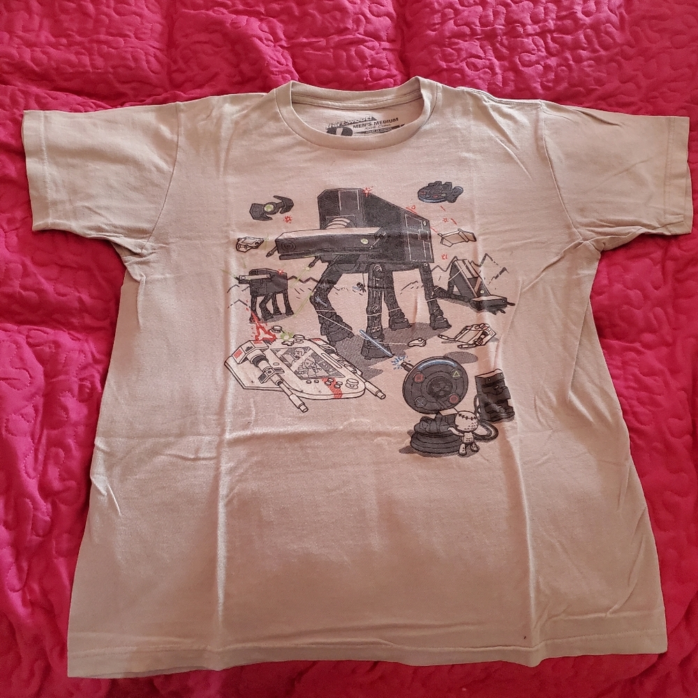 Beige Graphic T-Shirt